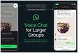 Chat por voz no WhatsApp novo recurso cria conversas de
